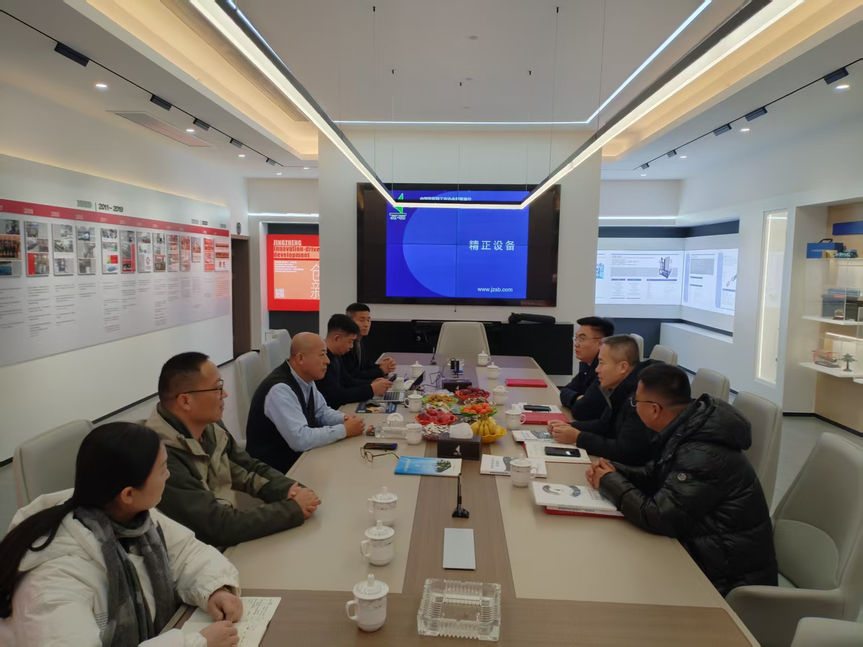 中建八局領導來我司交流指導工作